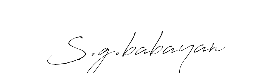 Antro_Vectra is a professional signature style that is perfect for those who want to add a touch of class to their signature. It is also a great choice for those who want to make their signature more unique. Get S.g.babayan name to fancy signature for free. S.g.babayan signature style 6 images and pictures png