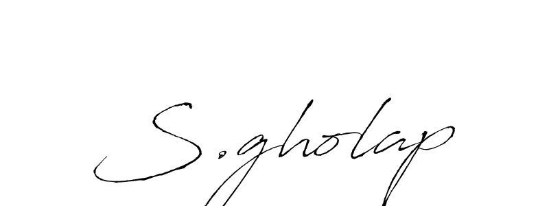 This is the best signature style for the S.gholap name. Also you like these signature font (Antro_Vectra). Mix name signature. S.gholap signature style 6 images and pictures png