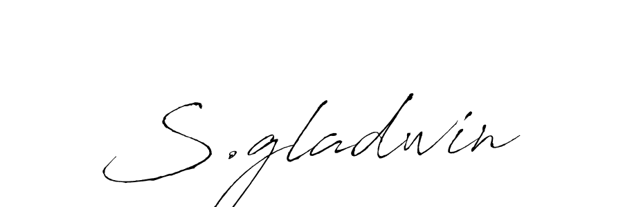 How to make S.gladwin signature? Antro_Vectra is a professional autograph style. Create handwritten signature for S.gladwin name. S.gladwin signature style 6 images and pictures png