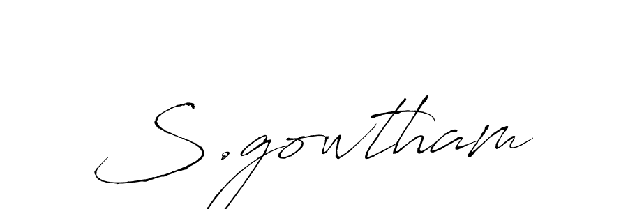 Once you've used our free online signature maker to create your best signature Antro_Vectra style, it's time to enjoy all of the benefits that S.gowtham name signing documents. S.gowtham signature style 6 images and pictures png