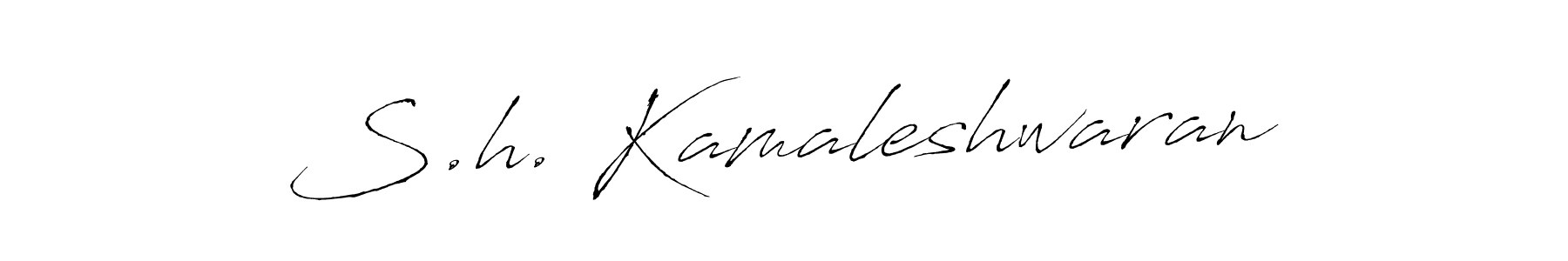 You can use this online signature creator to create a handwritten signature for the name S.h. Kamaleshwaran. This is the best online autograph maker. S.h. Kamaleshwaran signature style 6 images and pictures png