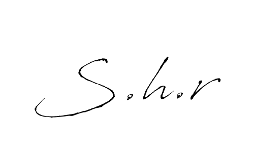 if you are searching for the best signature style for your name S.h.r. so please give up your signature search. here we have designed multiple signature styles  using Antro_Vectra. S.h.r signature style 6 images and pictures png