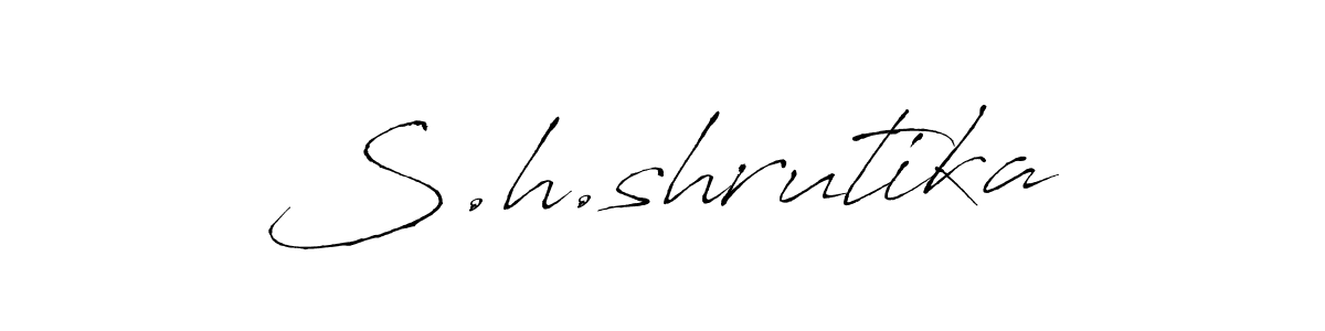 Make a short S.h.shrutika signature style. Manage your documents anywhere anytime using Antro_Vectra. Create and add eSignatures, submit forms, share and send files easily. S.h.shrutika signature style 6 images and pictures png