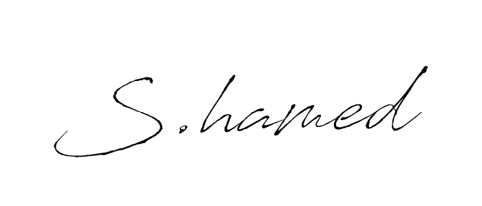 Make a short S.hamed signature style. Manage your documents anywhere anytime using Antro_Vectra. Create and add eSignatures, submit forms, share and send files easily. S.hamed signature style 6 images and pictures png