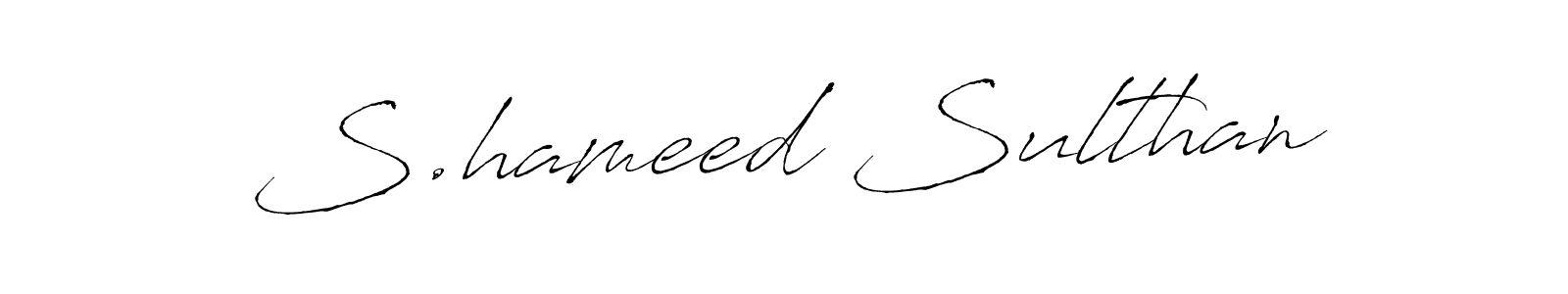 if you are searching for the best signature style for your name S.hameed Sulthan. so please give up your signature search. here we have designed multiple signature styles  using Antro_Vectra. S.hameed Sulthan signature style 6 images and pictures png