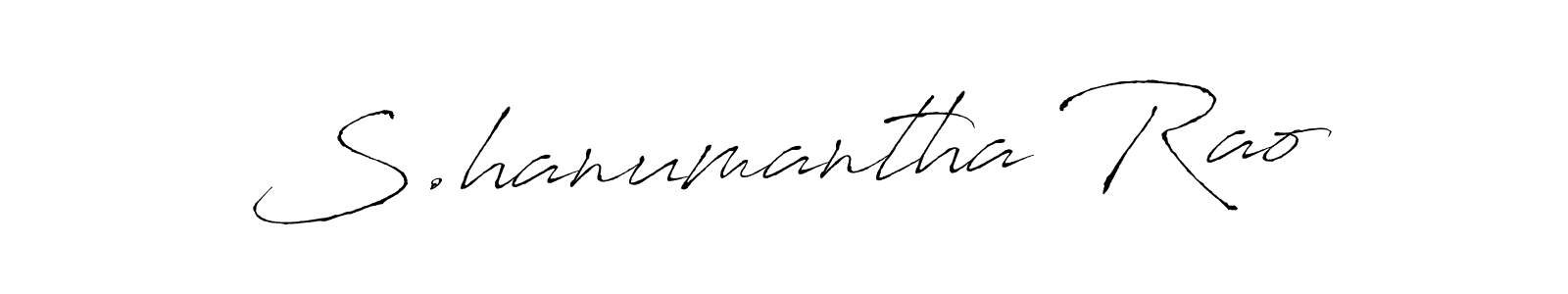 Make a short S.hanumantha Rao signature style. Manage your documents anywhere anytime using Antro_Vectra. Create and add eSignatures, submit forms, share and send files easily. S.hanumantha Rao signature style 6 images and pictures png