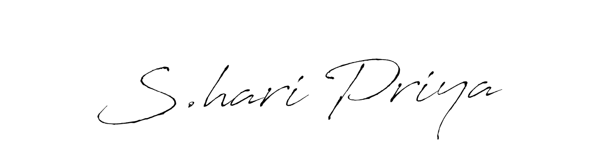 You should practise on your own different ways (Antro_Vectra) to write your name (S.hari Priya) in signature. don't let someone else do it for you. S.hari Priya signature style 6 images and pictures png