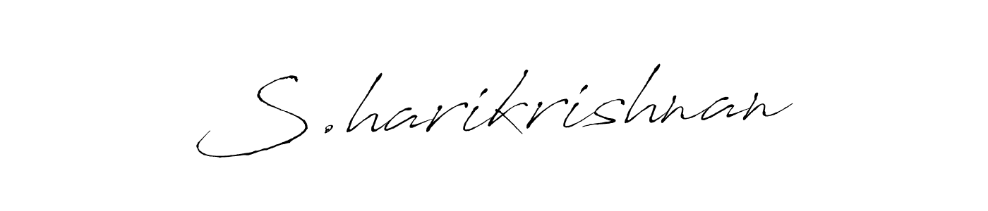 Similarly Antro_Vectra is the best handwritten signature design. Signature creator online .You can use it as an online autograph creator for name S.harikrishnan. S.harikrishnan signature style 6 images and pictures png