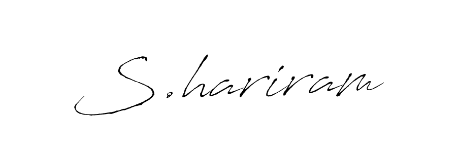 Also You can easily find your signature by using the search form. We will create S.hariram name handwritten signature images for you free of cost using Antro_Vectra sign style. S.hariram signature style 6 images and pictures png