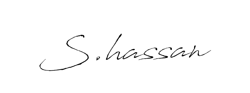 It looks lik you need a new signature style for name S.hassan. Design unique handwritten (Antro_Vectra) signature with our free signature maker in just a few clicks. S.hassan signature style 6 images and pictures png