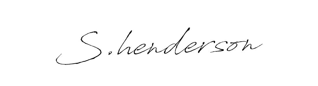 Also You can easily find your signature by using the search form. We will create S.henderson name handwritten signature images for you free of cost using Antro_Vectra sign style. S.henderson signature style 6 images and pictures png