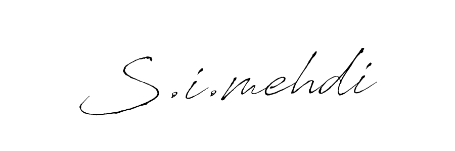 Similarly Antro_Vectra is the best handwritten signature design. Signature creator online .You can use it as an online autograph creator for name S.i.mehdi. S.i.mehdi signature style 6 images and pictures png