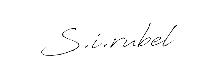 Also You can easily find your signature by using the search form. We will create S.i.rubel name handwritten signature images for you free of cost using Antro_Vectra sign style. S.i.rubel signature style 6 images and pictures png