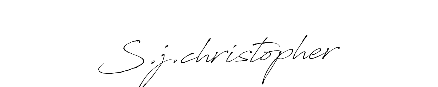 Once you've used our free online signature maker to create your best signature Antro_Vectra style, it's time to enjoy all of the benefits that S.j.christopher name signing documents. S.j.christopher signature style 6 images and pictures png