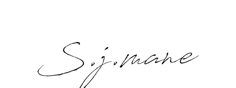 You should practise on your own different ways (Antro_Vectra) to write your name (S.j.mane) in signature. don't let someone else do it for you. S.j.mane signature style 6 images and pictures png