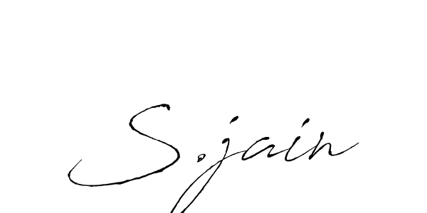 You should practise on your own different ways (Antro_Vectra) to write your name (S.jain) in signature. don't let someone else do it for you. S.jain signature style 6 images and pictures png