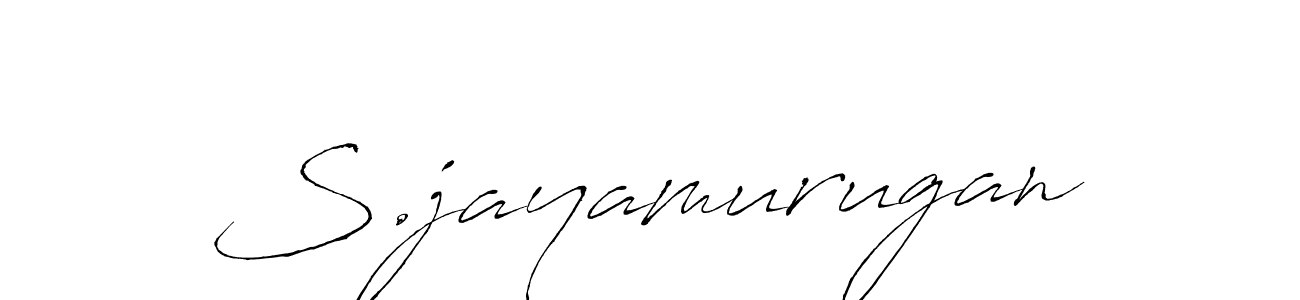 Use a signature maker to create a handwritten signature online. With this signature software, you can design (Antro_Vectra) your own signature for name S.jayamurugan. S.jayamurugan signature style 6 images and pictures png