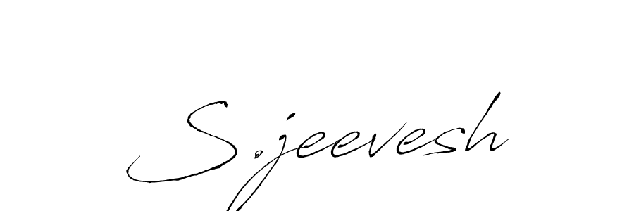 This is the best signature style for the S.jeevesh name. Also you like these signature font (Antro_Vectra). Mix name signature. S.jeevesh signature style 6 images and pictures png