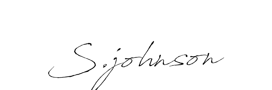 The best way (Antro_Vectra) to make a short signature is to pick only two or three words in your name. The name S.johnson include a total of six letters. For converting this name. S.johnson signature style 6 images and pictures png