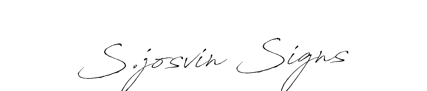 Antro_Vectra is a professional signature style that is perfect for those who want to add a touch of class to their signature. It is also a great choice for those who want to make their signature more unique. Get S.josvin Signs name to fancy signature for free. S.josvin Signs signature style 6 images and pictures png