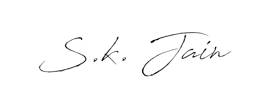Make a beautiful signature design for name S.k. Jain. Use this online signature maker to create a handwritten signature for free. S.k. Jain signature style 6 images and pictures png