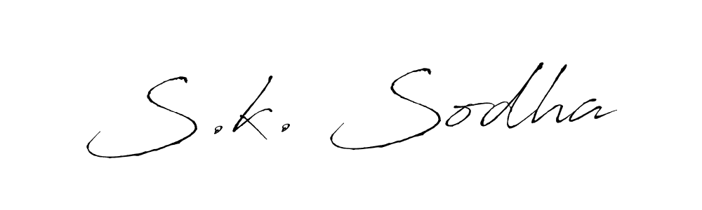 You can use this online signature creator to create a handwritten signature for the name S.k. Sodha. This is the best online autograph maker. S.k. Sodha signature style 6 images and pictures png