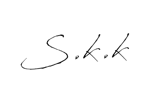 You should practise on your own different ways (Antro_Vectra) to write your name (S.k.k) in signature. don't let someone else do it for you. S.k.k signature style 6 images and pictures png