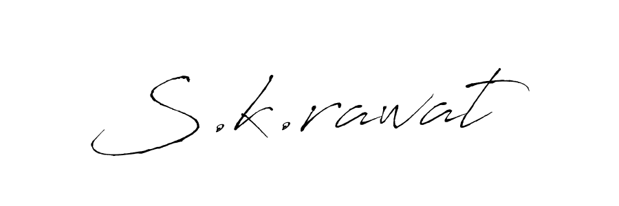 Use a signature maker to create a handwritten signature online. With this signature software, you can design (Antro_Vectra) your own signature for name S.k.rawat. S.k.rawat signature style 6 images and pictures png