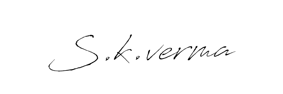 Here are the top 10 professional signature styles for the name S.k.verma. These are the best autograph styles you can use for your name. S.k.verma signature style 6 images and pictures png