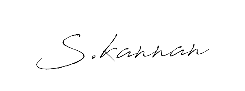 The best way (Antro_Vectra) to make a short signature is to pick only two or three words in your name. The name S.kannan include a total of six letters. For converting this name. S.kannan signature style 6 images and pictures png