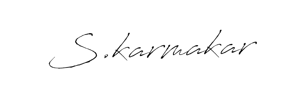 S.karmakar stylish signature style. Best Handwritten Sign (Antro_Vectra) for my name. Handwritten Signature Collection Ideas for my name S.karmakar. S.karmakar signature style 6 images and pictures png