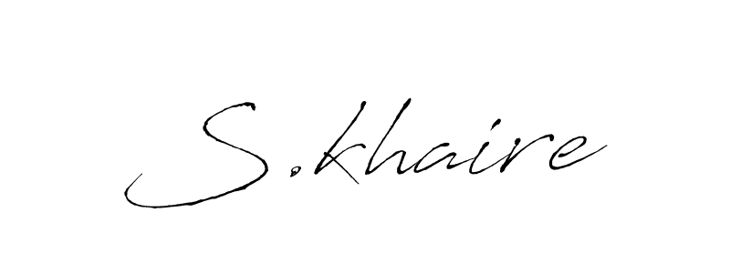 See photos of S.khaire official signature by Spectra . Check more albums & portfolios. Read reviews & check more about Antro_Vectra font. S.khaire signature style 6 images and pictures png