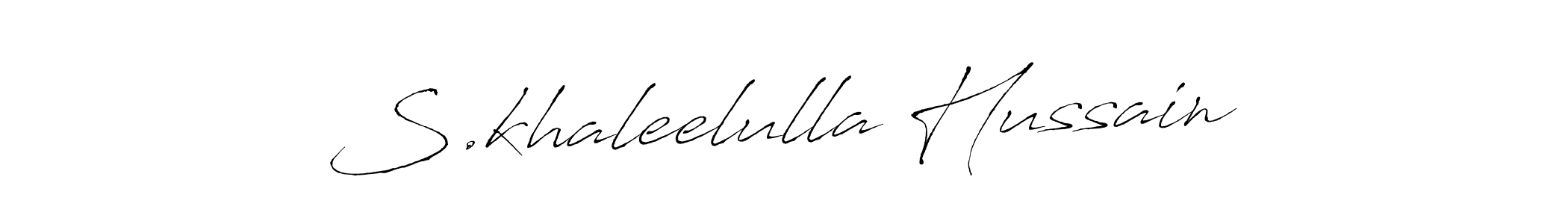 Similarly Antro_Vectra is the best handwritten signature design. Signature creator online .You can use it as an online autograph creator for name S.khaleelulla Hussain. S.khaleelulla Hussain signature style 6 images and pictures png