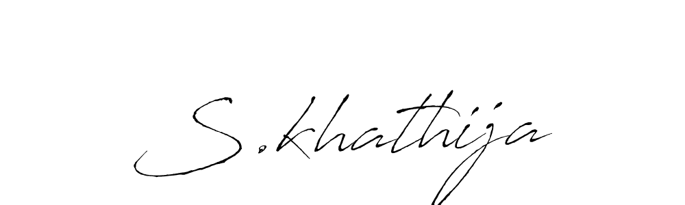 Once you've used our free online signature maker to create your best signature Antro_Vectra style, it's time to enjoy all of the benefits that S.khathija name signing documents. S.khathija signature style 6 images and pictures png