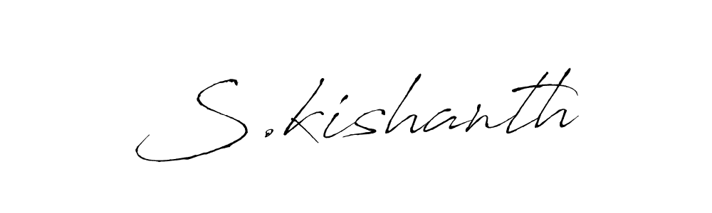 Make a short S.kishanth signature style. Manage your documents anywhere anytime using Antro_Vectra. Create and add eSignatures, submit forms, share and send files easily. S.kishanth signature style 6 images and pictures png