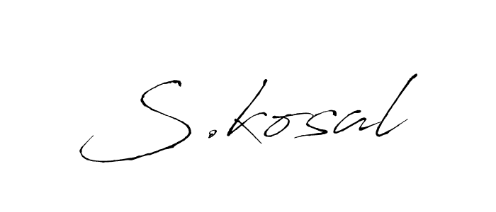 Similarly Antro_Vectra is the best handwritten signature design. Signature creator online .You can use it as an online autograph creator for name S.kosal. S.kosal signature style 6 images and pictures png