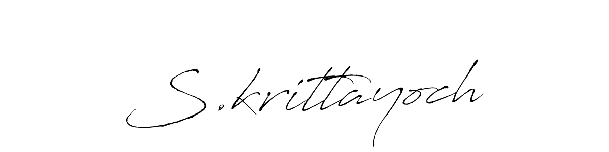 Make a short S.krittayoch signature style. Manage your documents anywhere anytime using Antro_Vectra. Create and add eSignatures, submit forms, share and send files easily. S.krittayoch signature style 6 images and pictures png