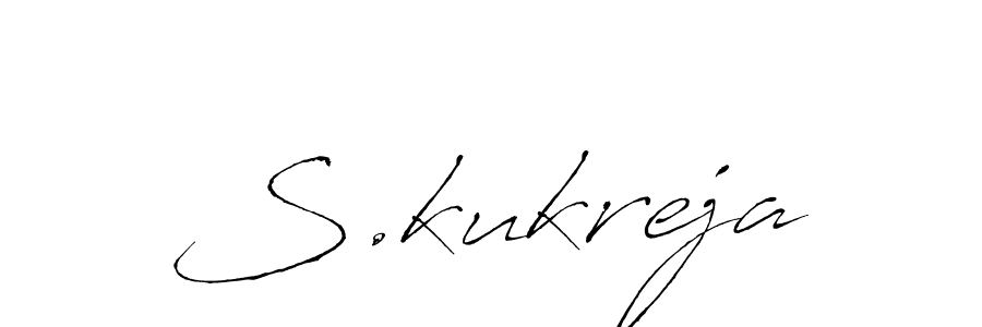 The best way (Antro_Vectra) to make a short signature is to pick only two or three words in your name. The name S.kukreja include a total of six letters. For converting this name. S.kukreja signature style 6 images and pictures png