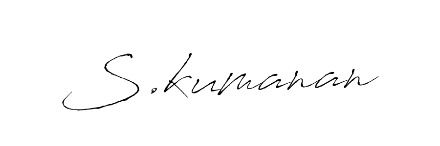 Once you've used our free online signature maker to create your best signature Antro_Vectra style, it's time to enjoy all of the benefits that S.kumanan name signing documents. S.kumanan signature style 6 images and pictures png