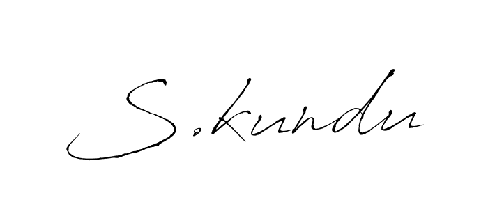 This is the best signature style for the S.kundu name. Also you like these signature font (Antro_Vectra). Mix name signature. S.kundu signature style 6 images and pictures png