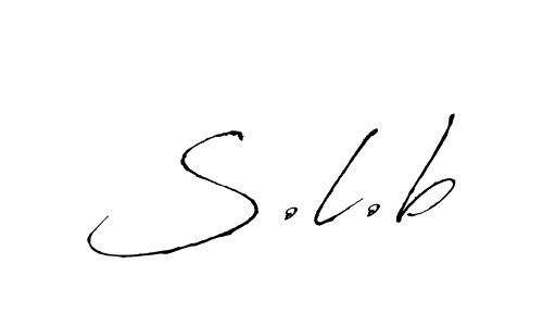 Also You can easily find your signature by using the search form. We will create S.l.b name handwritten signature images for you free of cost using Antro_Vectra sign style. S.l.b signature style 6 images and pictures png