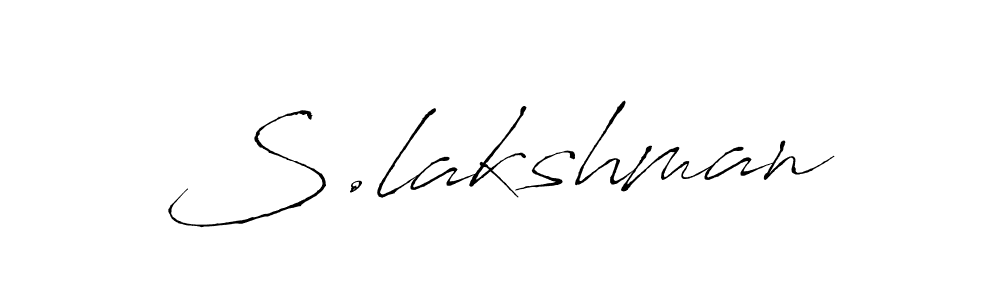 Also You can easily find your signature by using the search form. We will create S.lakshman name handwritten signature images for you free of cost using Antro_Vectra sign style. S.lakshman signature style 6 images and pictures png