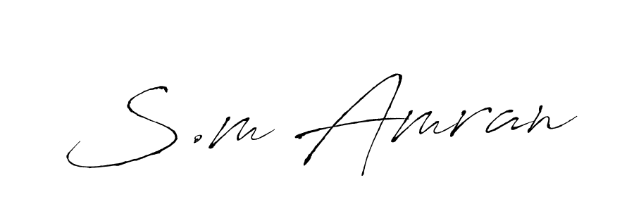 Once you've used our free online signature maker to create your best signature Antro_Vectra style, it's time to enjoy all of the benefits that S.m Amran name signing documents. S.m Amran signature style 6 images and pictures png