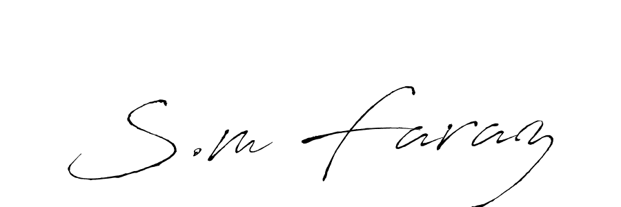 Make a beautiful signature design for name S.m Faraz. Use this online signature maker to create a handwritten signature for free. S.m Faraz signature style 6 images and pictures png