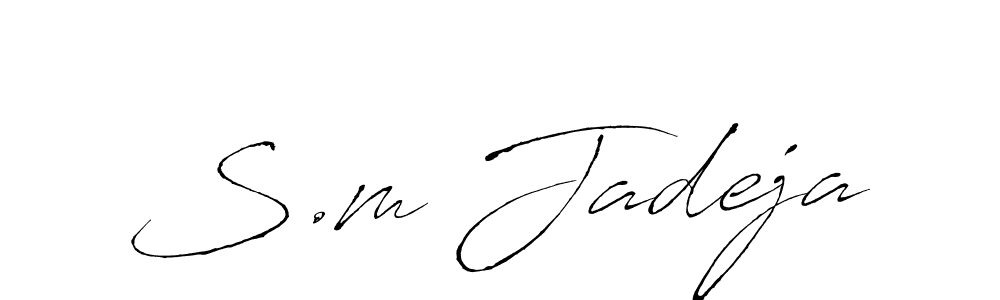 It looks lik you need a new signature style for name S.m Jadeja. Design unique handwritten (Antro_Vectra) signature with our free signature maker in just a few clicks. S.m Jadeja signature style 6 images and pictures png