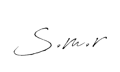 You should practise on your own different ways (Antro_Vectra) to write your name (S.m.r) in signature. don't let someone else do it for you. S.m.r signature style 6 images and pictures png