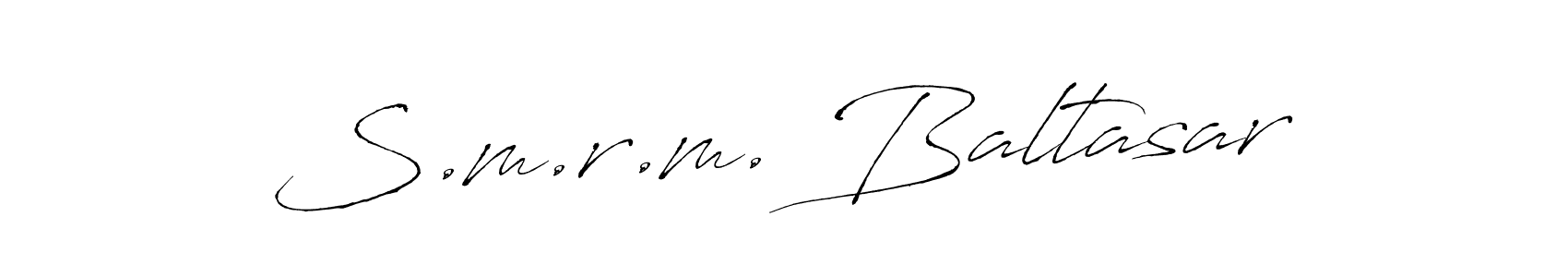 Similarly Antro_Vectra is the best handwritten signature design. Signature creator online .You can use it as an online autograph creator for name S.m.r.m. Baltasar. S.m.r.m. Baltasar signature style 6 images and pictures png