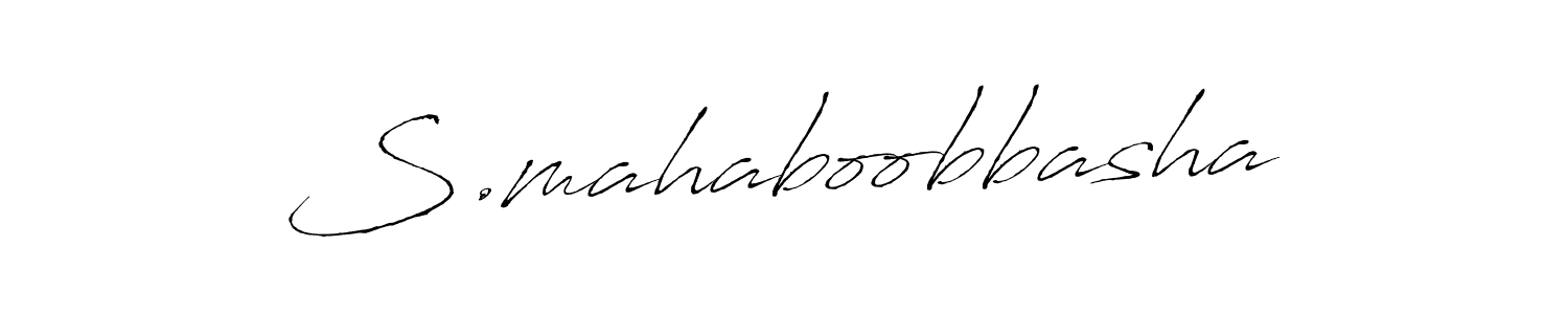 Antro_Vectra is a professional signature style that is perfect for those who want to add a touch of class to their signature. It is also a great choice for those who want to make their signature more unique. Get S.mahaboobbasha name to fancy signature for free. S.mahaboobbasha signature style 6 images and pictures png