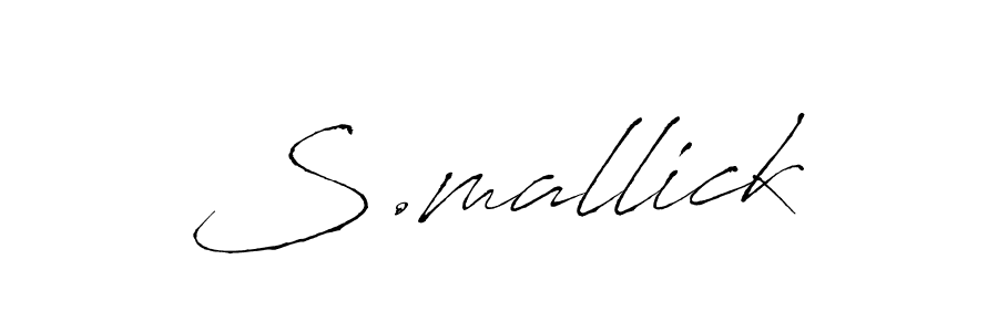 Make a beautiful signature design for name S.mallick. Use this online signature maker to create a handwritten signature for free. S.mallick signature style 6 images and pictures png