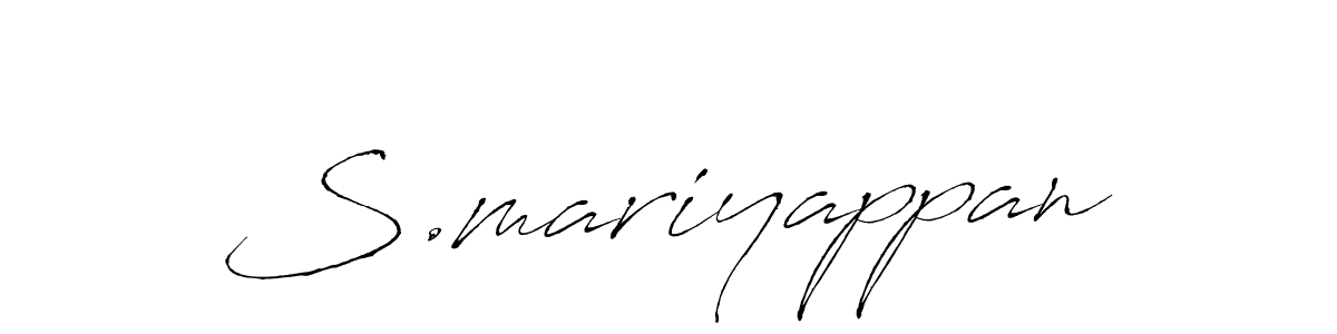 Make a beautiful signature design for name S.mariyappan. Use this online signature maker to create a handwritten signature for free. S.mariyappan signature style 6 images and pictures png